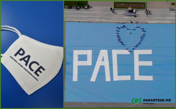 PACE continuă lupta cu COVID-19: donează 83 mii de măști de protecție și transmit masca-record PACE la muzeu